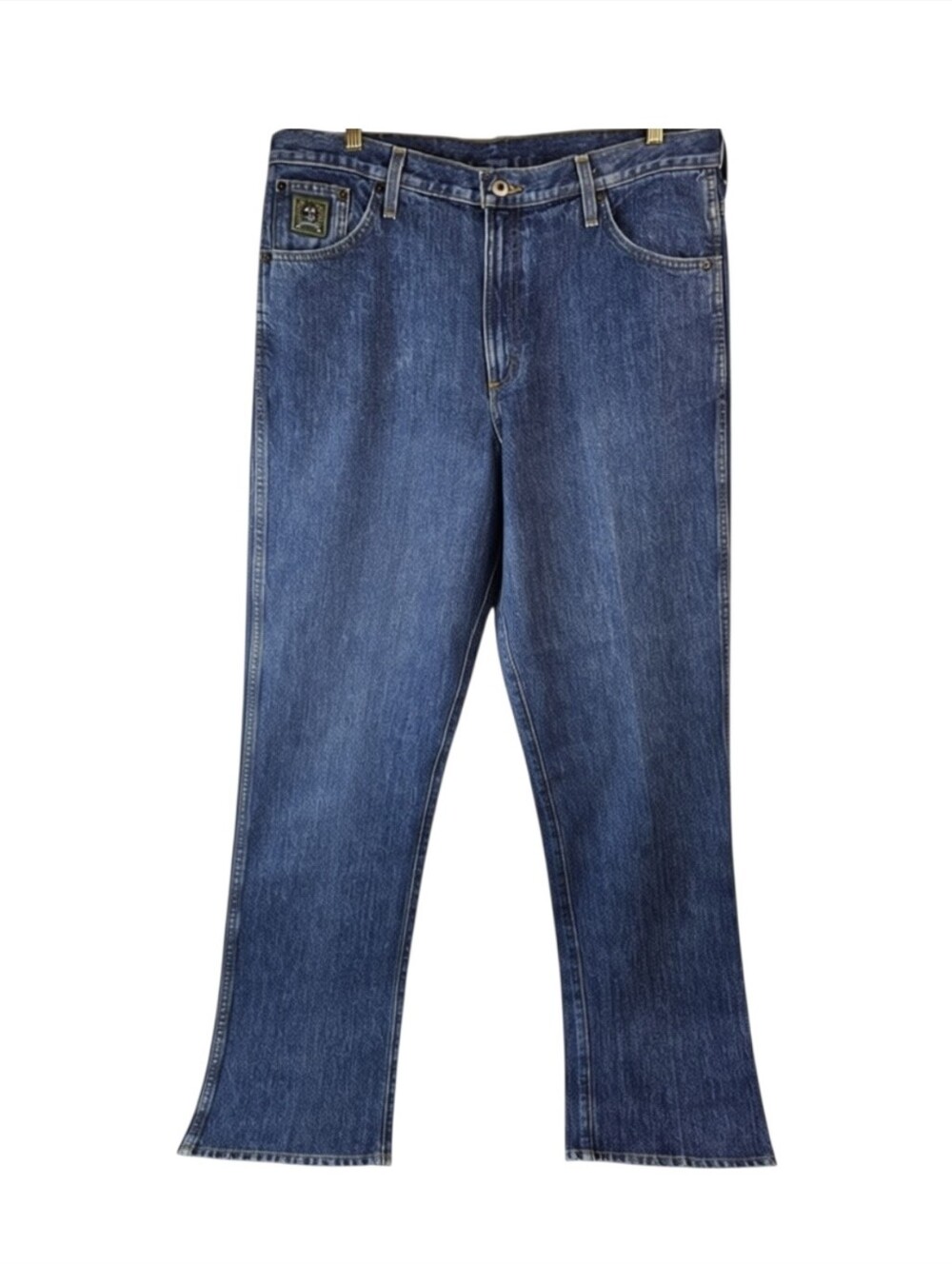 Cinch Mens 36x36 Green Label Relaxed Fit Original Medium Wash Denim Jeans MB9083